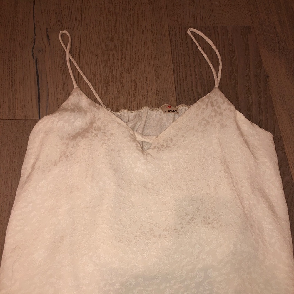 White cheetah print tank top!